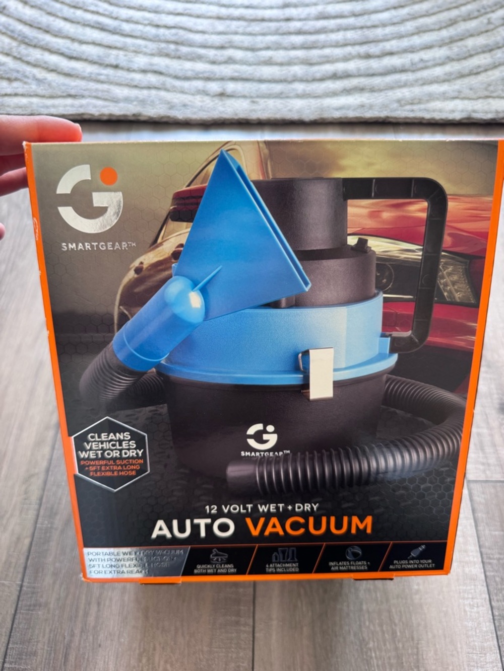 SMARTGEAR 12V Wet & Dry Auto Vacuum Cleaner - Blue